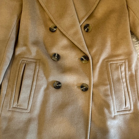 NWT Lauren Ralph Lauren Petite Size 10 Double Breasted Button Peacoat - Picture 5 of 7